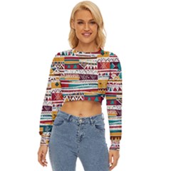 Tribal Collection 4 Lightweight Long Sleeve Sweatshirt by retrotoomoderndesigns