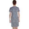 Black White Leopard Short Sleeve Nightdress View2