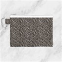 Brown Snake Pattern Canvas Cosmetic Bag (Medium) View1