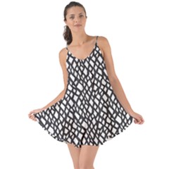 Black White Snake Pattern Love The Sun Cover Up by DinkovaArt