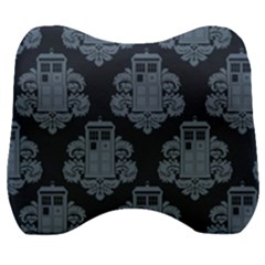 Dr Who Tardis Pattern Velour Head Support Cushion by Tsamara