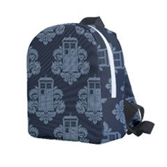 Dr Who Tardis Pattern Kids  Age 2-4 Lightweight Preschool Backpack by Tsamara