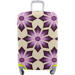 Pattern Design Star Snowflake Luggage Cover (large) by Sabxi