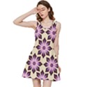 Pattern Design Star Snowflake Inside Out Racerback Dress View3