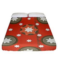 Background Abstract Fitted Sheet (california King Size) by Sabxi