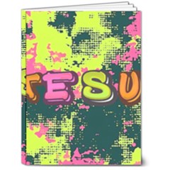 Neon Jesus 8375771 6  X 8  Hardcover Notebook by Jabberwonkers