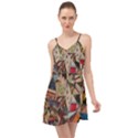 Background Embroidery Pattern Stitches Abstract Summer Time Chiffon Dress View1