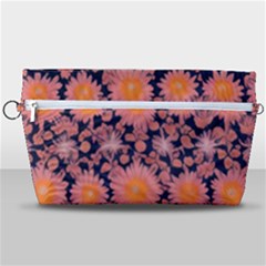 Mid Century Retro Floral 1970s 1960s Pattern 74 Handbag Organizer by violetheavensky