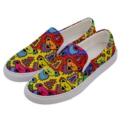 Grateful Dead Jam Bears Men s Canvas Slip Ons by Tsamara