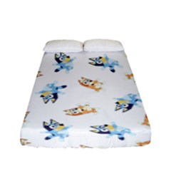 Bluey Pattern Fitted Sheet (full/ Double Size) by avitendut