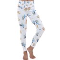 Bluey pattern Kids  Lightweight Velour Classic Yoga Leggings View1