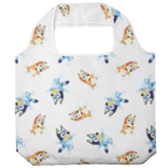 Bluey Pattern Foldable Grocery Recycle Bag by avitendut