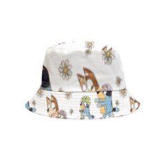 Bluey, Bluey Merch, Bluey Pattern, Bluey Bluey, Bingo, Bluey Design, Bluey Dog Inside Out Bucket Hat (kids) by avitendut