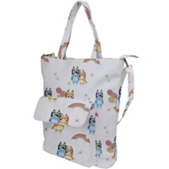 Bluey, Bluey Merch, Bluey Pattern, Bluey Bluey, Bingo, Bluey Design, Bluey Dog Shoulder Tote Bag by avitendut
