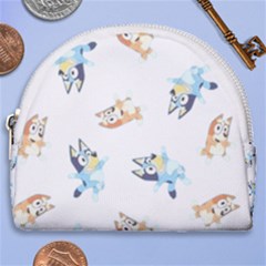 Bluey, Bluey Merch, Bluey Pattern, Bluey Bluey, Bingo, Bluey Design, Bluey Dog Horseshoe Style Canvas Pouch by avitendut