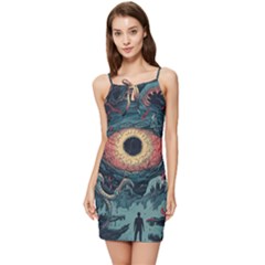 Monsters Nightmare Summer Tie Front Dress by Tsamara