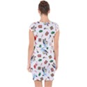 Bluey, Bluey merch, Bluey pattern, Bluey Bluey, bingo, Bluey design, bluey dog Capsleeve Drawstring Dress  View2