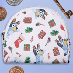 Bluey, Bluey Merch, Bluey Pattern, Bluey Bluey, Bingo, Bluey Design, Bluey Dog Horseshoe Style Canvas Pouch by avitendut