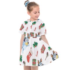 Bluey, Bluey Merch, Bluey Pattern, Bluey Bluey, Bingo, Bluey Design, Bluey Dog Kids  Sailor Dress by avitendut
