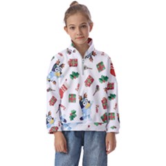Bluey, Bluey Merch, Bluey Pattern, Bluey Bluey, Bingo, Bluey Design, Bluey Dog Kids  Half Zip Hoodie by avitendut