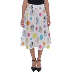 Bluey, Bluey Merch, Bluey Pattern, Bluey Bluey, Bingo, Bluey Design, Bluey Dog Perfect Length Midi Skirt by avitendut