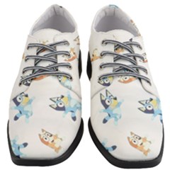 Bluey, Bluey Merch, Bluey Pattern, Bluey Bluey, Bingo, Bluey Design, Bluey Dog Women Heeled Oxford Shoes by avitendut