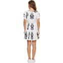 Bluey, Bluey merch, Bluey pattern, Bluey Bluey, bingo, Bluey design, bluey dog Tiered Short Sleeve Babydoll Dress View4