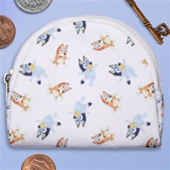 Bluey, Bluey Merch, Bluey Pattern, Bluey Bluey, Bingo, Bluey Design, Bluey Dog Horseshoe Style Canvas Pouch by avitendut