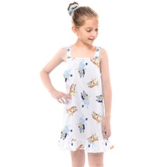 Bluey, Bluey Merch, Bluey Pattern, Bluey Bluey, Bingo, Bluey Design, Bluey Dog Kids  Overall Dress by avitendut
