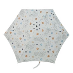 Bluey, Bluey Merch, Bluey Pattern, Bluey Bluey, Bingo, Bluey Design, Bluey Dog Mini Folding Umbrellas by avitendut