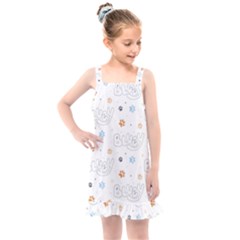 Bluey, Bluey Merch, Bluey Pattern, Bluey Bluey, Bingo, Bluey Design, Bluey Dog Kids  Overall Dress by avitendut