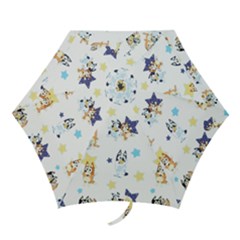 Bluey, Bluey Merch, Bluey Pattern, Bluey Bluey, Bingo, Bluey Design, Bluey Dog Mini Folding Umbrellas by avitendut