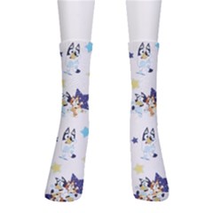 Bluey, Bluey Merch, Bluey Pattern, Bluey Bluey, Bingo, Bluey Design, Bluey Dog Crew Socks by avitendut