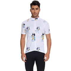 Bluey, Bluey Merch, Bluey Pattern, Bluey Bluey, Bingo, Bluey Design, Bluey Dog Men s Short Sleeve Cycling Jersey by avitendut