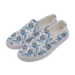 Bluey, Bluey Merch, Bluey Pattern, Bluey Bluey, Bingo, Bluey Design, Bluey Dog Women s Canvas Slip Ons by avitendut
