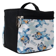 Bluey, Bluey Merch, Bluey Pattern, Bluey Bluey, Bingo, Bluey Design, Bluey Dog Make Up Travel Bag (small) by avitendut