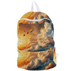 Nature Storm Painting Foldable Lightweight Backpack by Anend
