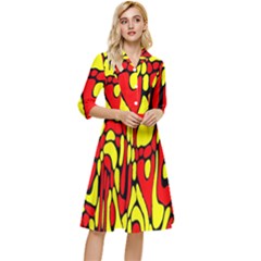 Rby 127 Classy Knee Length Dress by ArtworkByPatrick