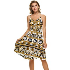 Zuzietta Sleeveless Tie Front Chiffon Dress | M3gallerystudio  by m3galleryStudio