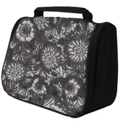 Mid Century Retro Floral 1970s 1960s Pattern 71 Full Print Travel Pouch (big) by violetheavensky