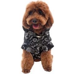 Mid Century Retro Floral 1970s 1960s Pattern 71 Dog Coat by violetheavensky