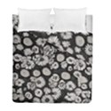 Mid Century Retro Floral 1970s 1960s Pattern 86 Duvet Cover Double Side (Full/ Double Size) View1