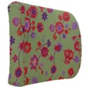 Mid Century Retro Floral 1970s 1960s Pattern 76 Back Support Cushion View2