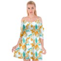 Design Pattern Seamless Tropical Cutout Spaghetti Strap Chiffon Dress View1