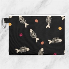 Pattern Design Seamless Fishbone Canvas Cosmetic Bag (xl) by Tsamara