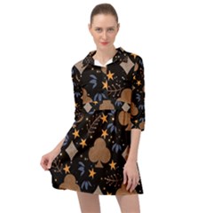 Seamless Pattern Repeat Repetition Mini Skater Shirt Dress by Tsamara