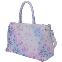 Digital Art Artwork Abstract Pink Purple Duffel Travel Bag by Dutashop