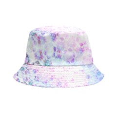 Digital Art Artwork Abstract Pink Purple Inside Out Bucket Hat by Dutashop