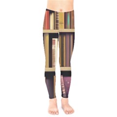 Books Bookshelves Office Fantasy Background Artwork Book Cover Apothecary Book Nook Literature Libra Kids  Classic Winter Leggings by Posterlux