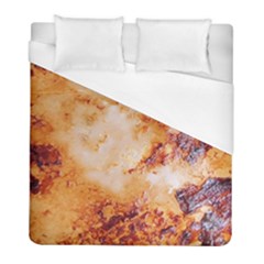 Burnt Paper Texture Print Design Duvet Cover (full/ Double Size) by dflcprintsclothing